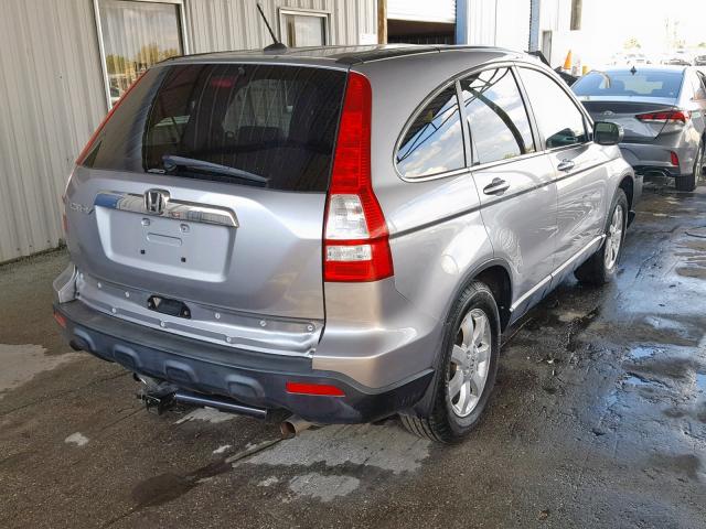 JHLRE48708C039945 - 2008 HONDA CR-V EXL GRAY photo 4