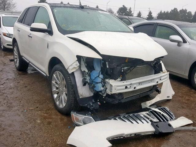 2LMDJ8JKXDBL17026 - 2013 LINCOLN MKX WHITE photo 1