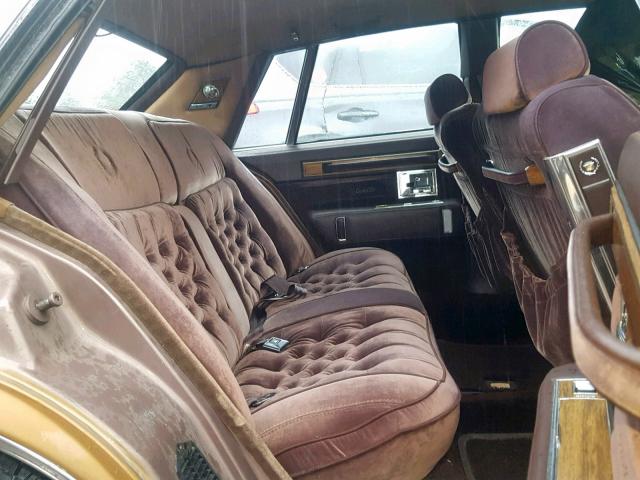1G6AS6982EE837453 - 1984 CADILLAC SEVILLE TWO TONE photo 6