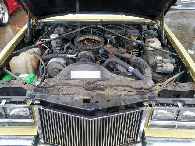 1G6AS6982EE837453 - 1984 CADILLAC SEVILLE TWO TONE photo 7