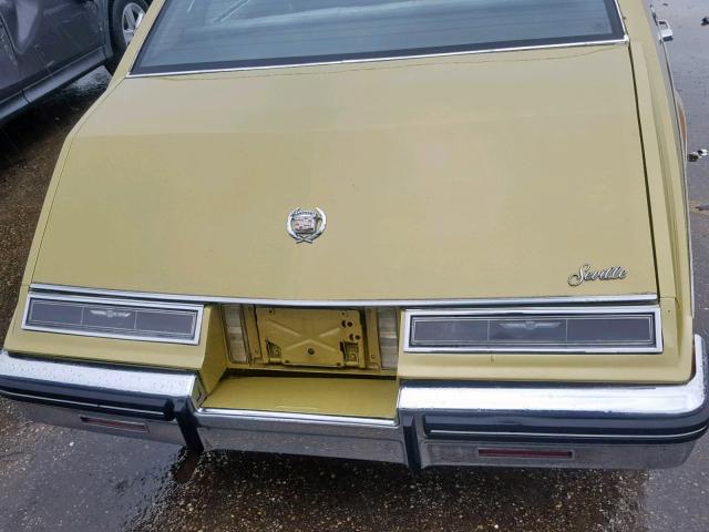 1G6AS6982EE837453 - 1984 CADILLAC SEVILLE TWO TONE photo 9