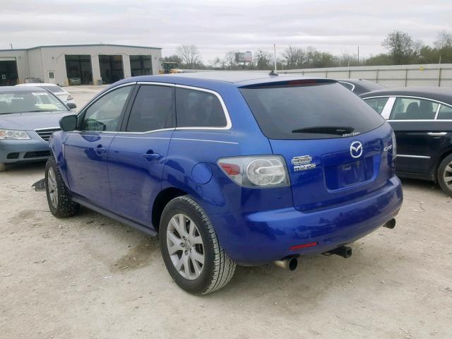 JM3ER293970138173 - 2007 MAZDA CX-7 BLUE photo 3