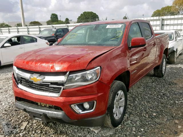 1GCGSBE31F1120268 - 2015 CHEVROLET COLORADO L RED photo 2