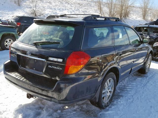 4S4BP61C957380546 - 2005 SUBARU LEGACY OUT BLACK photo 4