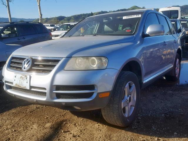 WVGZG77L55D023779 - 2005 VOLKSWAGEN TOUAREG 3. BLUE photo 2