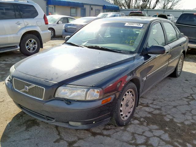 YV1TS94D6Y1074306 - 2000 VOLVO S80 BLACK photo 2