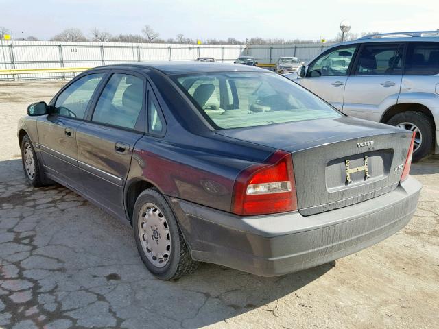 YV1TS94D6Y1074306 - 2000 VOLVO S80 BLACK photo 3