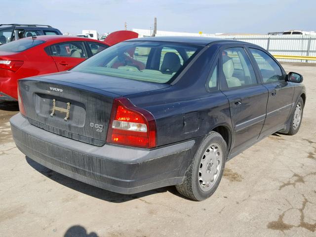 YV1TS94D6Y1074306 - 2000 VOLVO S80 BLACK photo 4