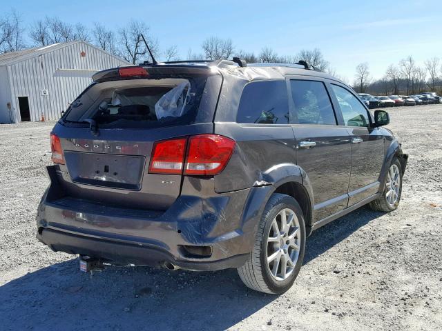 3C4PDDFG3HT508606 - 2017 DODGE JOURNEY GT GRAY photo 4