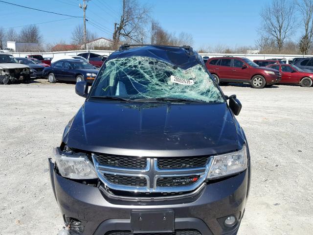 3C4PDDFG3HT508606 - 2017 DODGE JOURNEY GT GRAY photo 9