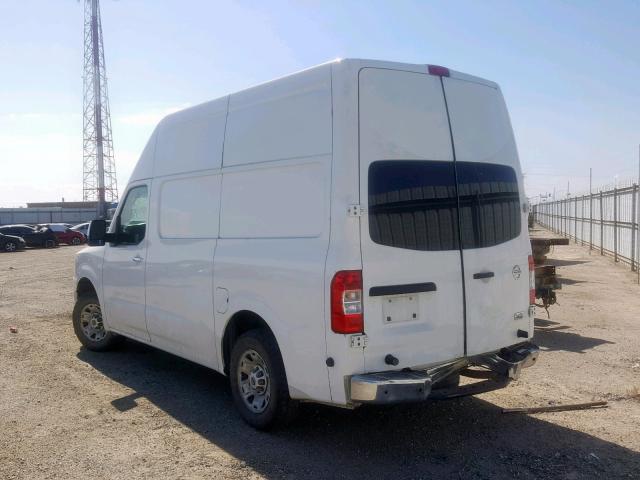 1N6BF0LYXCN102838 - 2012 NISSAN NV 2500 WHITE photo 3