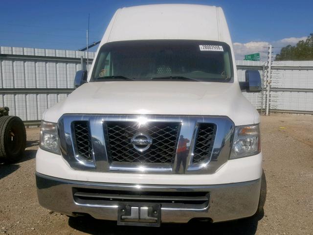 1N6BF0LYXCN102838 - 2012 NISSAN NV 2500 WHITE photo 9