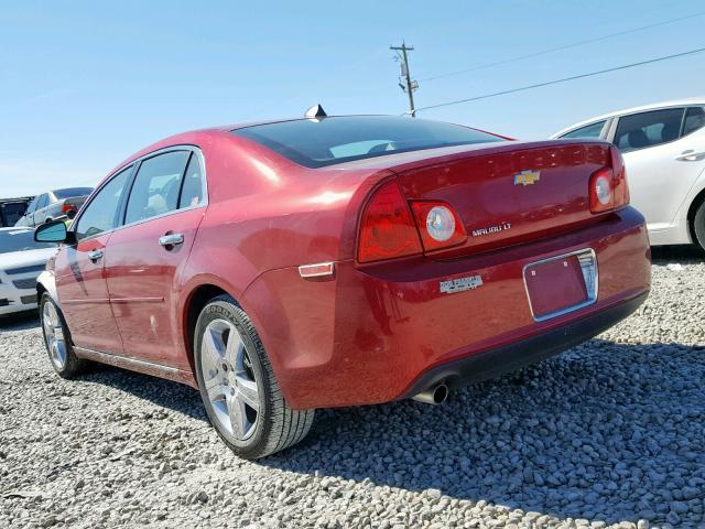 1G1ZC5E06CF371341 - 2012 CHEVROLET MALIBU 1LT 红色 照片 3