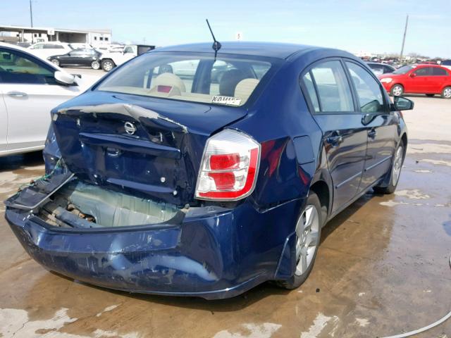 3N1AB61E49L679592 - 2009 NISSAN SENTRA 2.0 BLUE photo 4