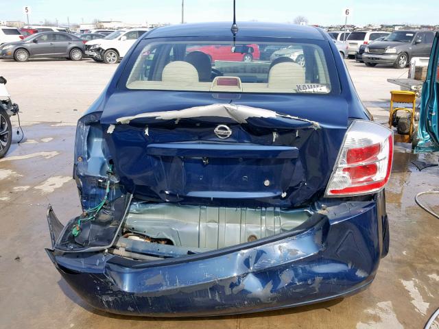 3N1AB61E49L679592 - 2009 NISSAN SENTRA 2.0 BLUE photo 9