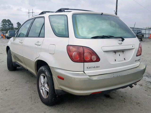 JT6GF10U9Y0070976 - 2000 LEXUS RX 300 WHITE photo 3