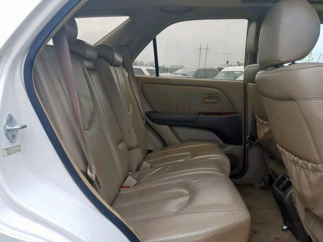 JT6GF10U9Y0070976 - 2000 LEXUS RX 300 WHITE photo 6