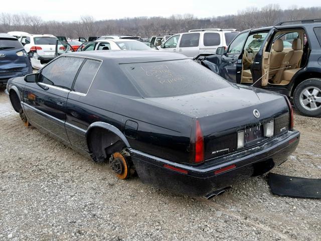 1G6ET12991B106678 - 2001 CADILLAC ELDORADO T BLACK photo 3