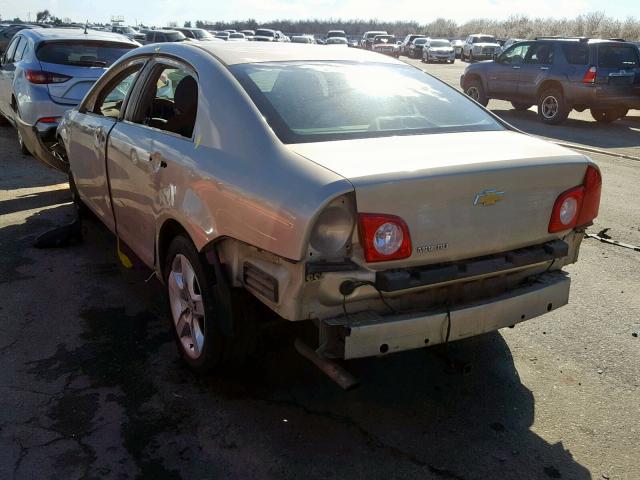 1G1ZA5E02CF114845 - 2012 CHEVROLET MALIBU LS GOLD photo 3