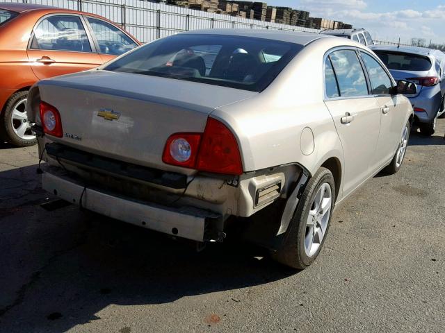 1G1ZA5E02CF114845 - 2012 CHEVROLET MALIBU LS GOLD photo 4