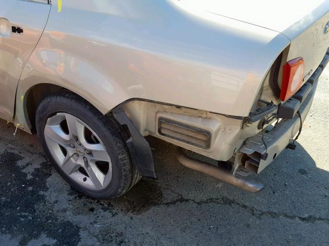 1G1ZA5E02CF114845 - 2012 CHEVROLET MALIBU LS GOLD photo 9