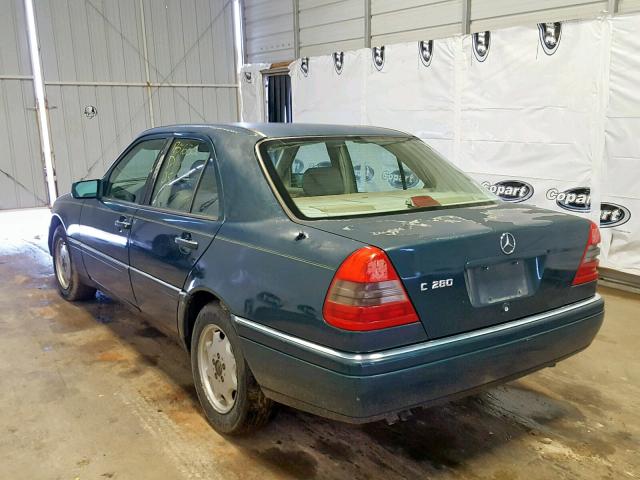 WDBHA28E2RF106051 - 1994 MERCEDES-BENZ C 280 BLUE photo 3