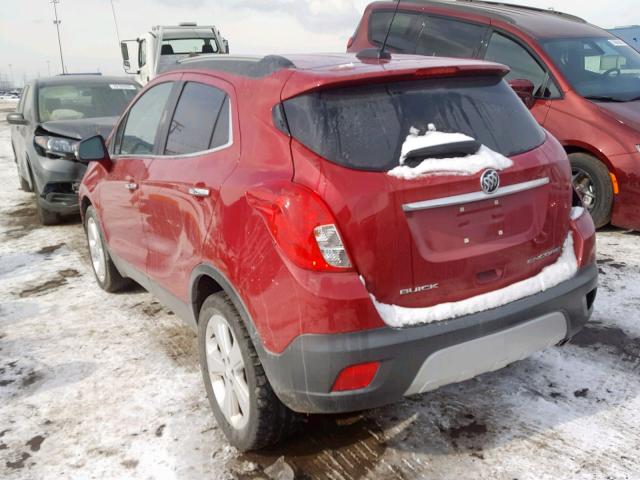 KL4CJASB1GB675752 - 2016 BUICK ENCORE RED photo 3