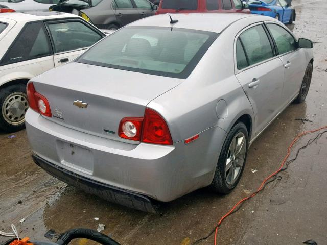 1G1ZA5EU3BF130201 - 2011 CHEVROLET MALIBU LS SILVER photo 4