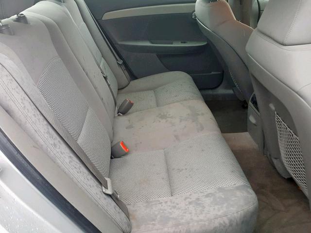 1G1ZA5EU3BF130201 - 2011 CHEVROLET MALIBU LS SILVER photo 6