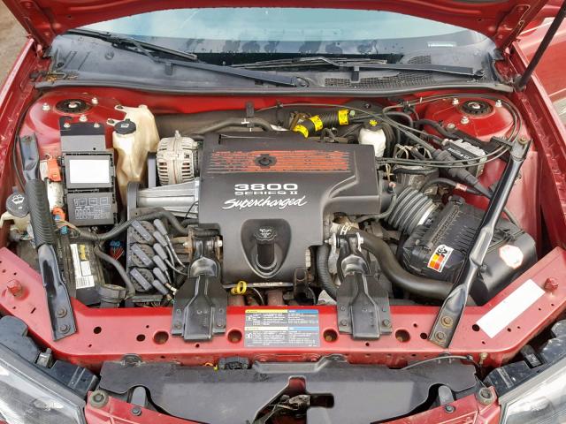 2G1WP521059306095 - 2005 CHEVROLET IMPALA SS MAROON photo 7