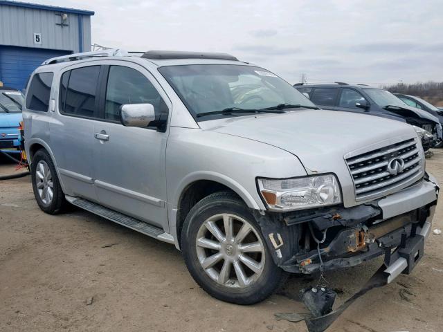 5N3AA08C38N908766 - 2008 INFINITI QX56 GRAY photo 1