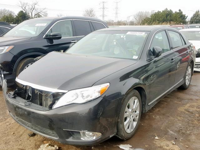 4T1BK3DB5CU452664 - 2012 TOYOTA AVALON BAS BLACK photo 2