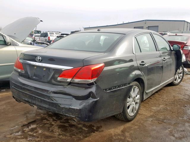 4T1BK3DB5CU452664 - 2012 TOYOTA AVALON BAS BLACK photo 4