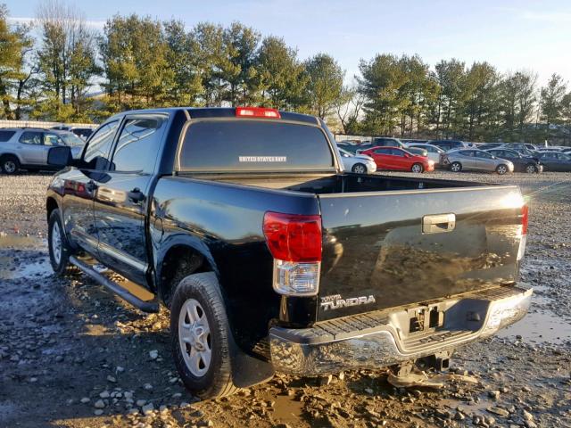 5TFEY5F16CX122403 - 2012 TOYOTA TUNDRA CRE BLACK photo 3