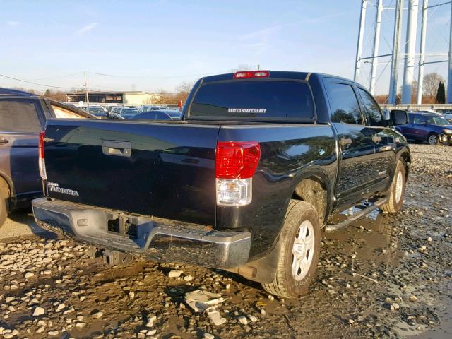 5TFEY5F16CX122403 - 2012 TOYOTA TUNDRA CRE BLACK photo 4