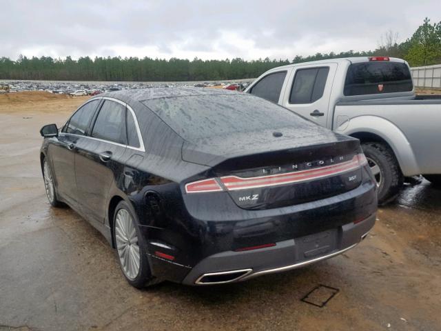 3LN6L5E92HR603769 - 2017 LINCOLN MKZ RESERV BLACK photo 3