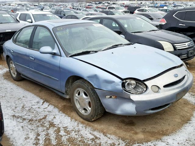 1FALP52U1VG218264 - 1997 FORD TAURUS GL BLUE photo 1