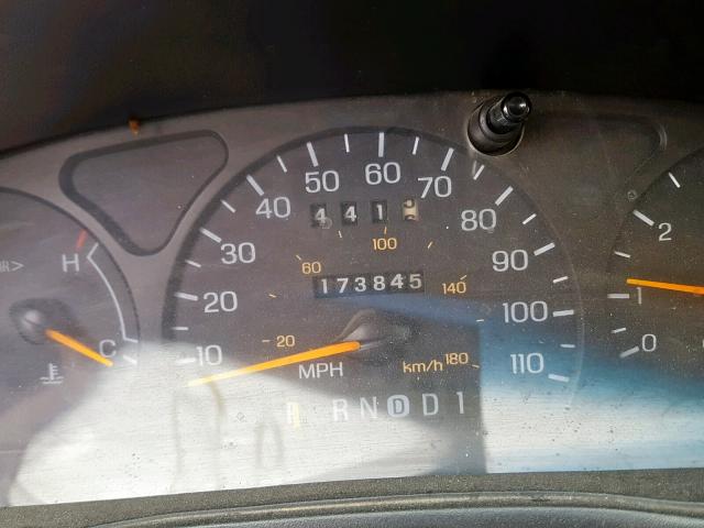 1FALP52U1VG218264 - 1997 FORD TAURUS GL BLUE photo 8