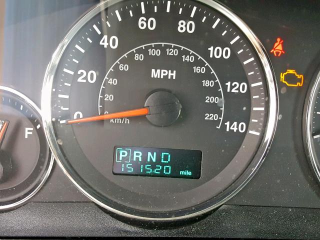 1J8HR58N37C611082 - 2007 JEEP GRAND CHER GRAY photo 8