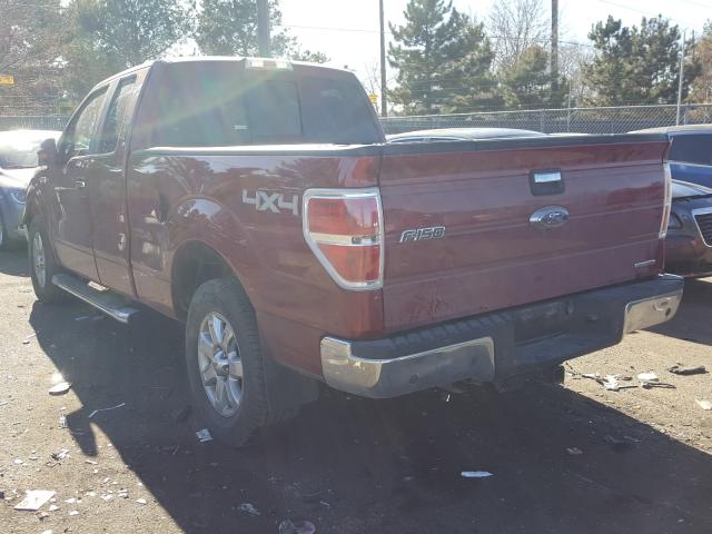 1FTFX1EF8DKE11374 - 2013 FORD F150 SUPER CAB  photo 3