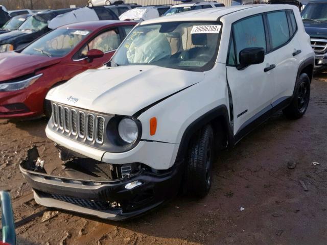 ZACCJAAT4FPC02271 - 2015 JEEP RENEGADE S თეთრი ფოტო 2