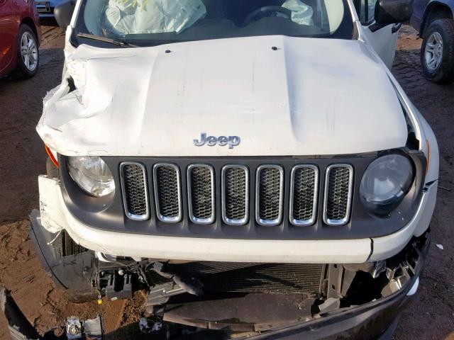 ZACCJAAT4FPC02271 - 2015 JEEP RENEGADE S თეთრი ფოტო 7