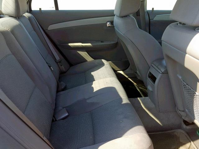 1G1ZA5EB0AF104636 - 2010 CHEVROLET MALIBU LS WHITE photo 6