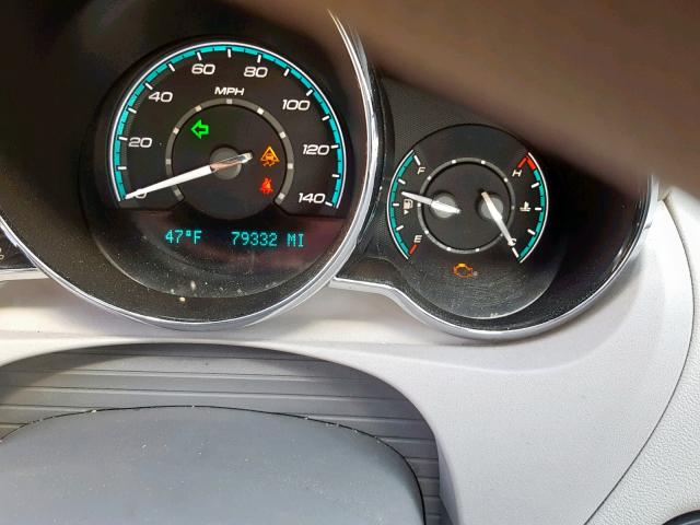 1G1ZA5EB0AF104636 - 2010 CHEVROLET MALIBU LS WHITE photo 8