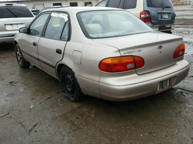 1Y1SK54802Z414552 - 2002 CHEVROLET GEO PRIZM TAN photo 3