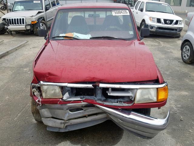 1FTCR10A1RUD14019 - 1994 FORD RANGER RED photo 7