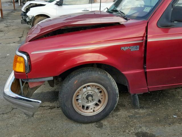 1FTCR10A1RUD14019 - 1994 FORD RANGER RED photo 9