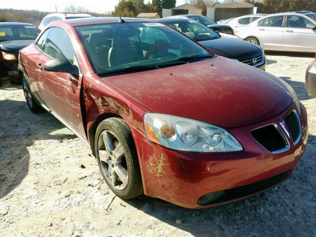 1G2ZH361284253847 - 2008 PONTIAC G6 GT BURGUNDY photo 1