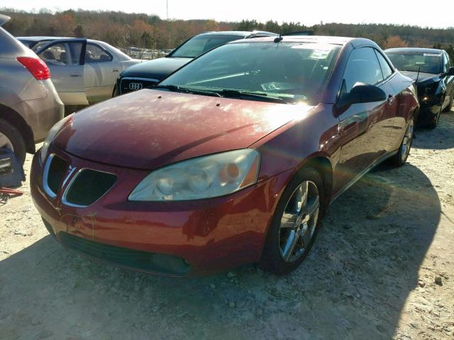 1G2ZH361284253847 - 2008 PONTIAC G6 GT BURGUNDY photo 2