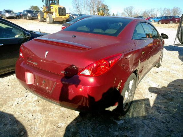 1G2ZH361284253847 - 2008 PONTIAC G6 GT BURGUNDY photo 4